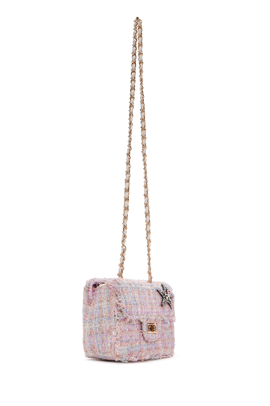 Women's Pink Long Strap Accessory Mini Shoulder Bag