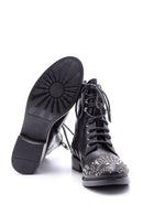 Women's Studded Detailed Leather Boots | Derimod