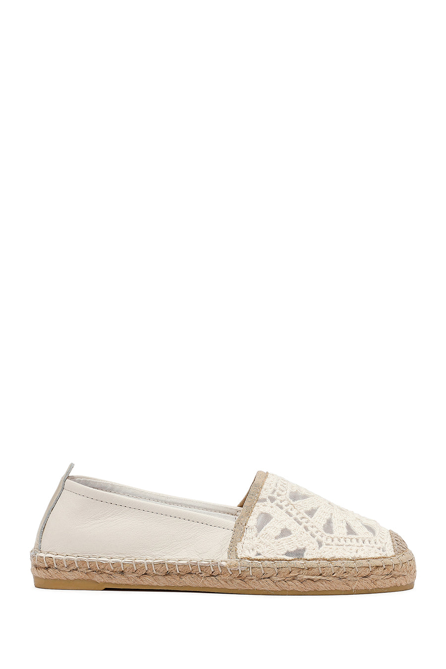 Woman Cream Patterned Espadrilles 25SFD206914 | Derimod