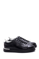 Erkek Siyah Deri Sneaker | Derimod