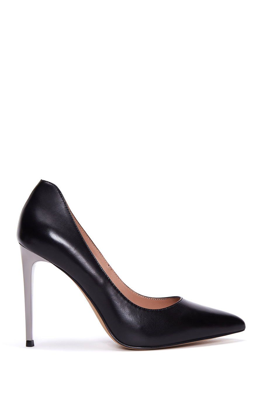 Women's Black Leather Stiletto 23WFD100018 | Derimod