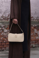 Woman Cream Printed Mini Shoulder Bag | Derimod