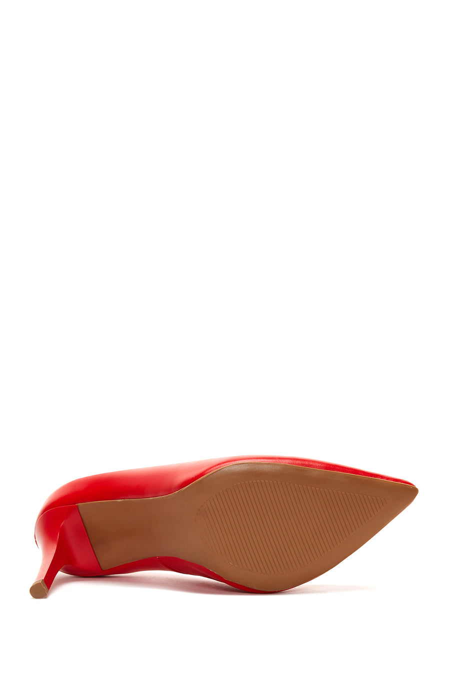 Kadın Kırmızı Deri Stiletto