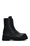 Women's Leather Zippered Casual Boots | Derimod