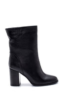 Women's Leather Heeled Boots | Derimod