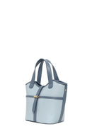 Woman Blue Long-Strap Classic Shoulder Bag | Derimod