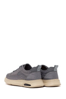 Derimoz Zero Erkek Gri Bağcıklı Kumaş Sneaker | Derimod