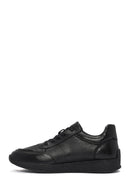 Men's Black Lace-up Leather Sneaker | Derimod