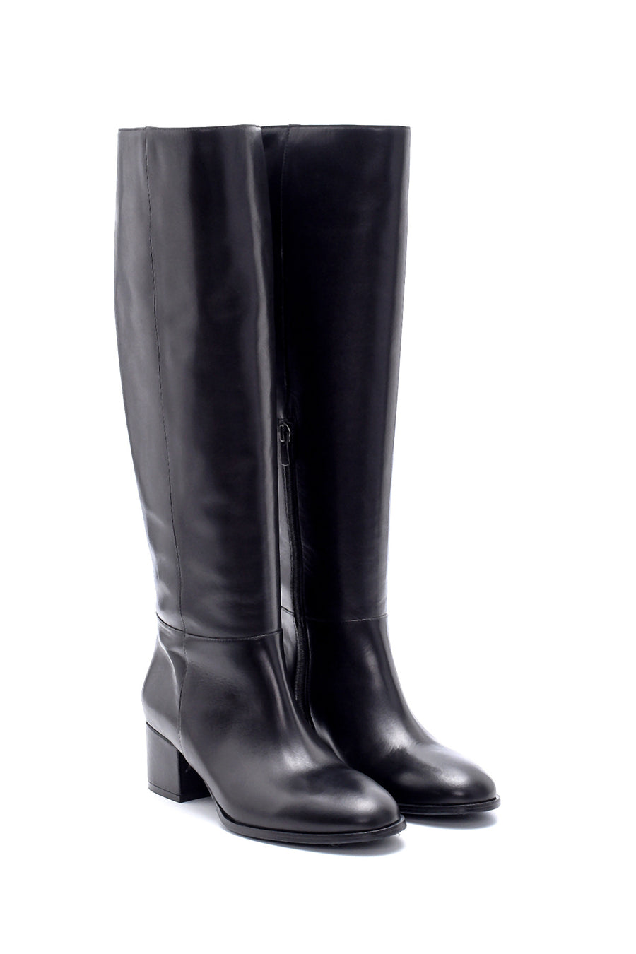 Women's Leather Heeled Boots