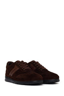 Male Brown Lace-Up Suede Leather Sneaker | Derimod