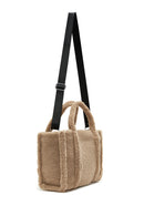 Women's Camel Plush Handbag | Derimod