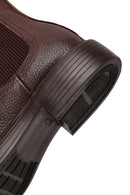 Men's Brown Leather Chelsea Boots | Derimod