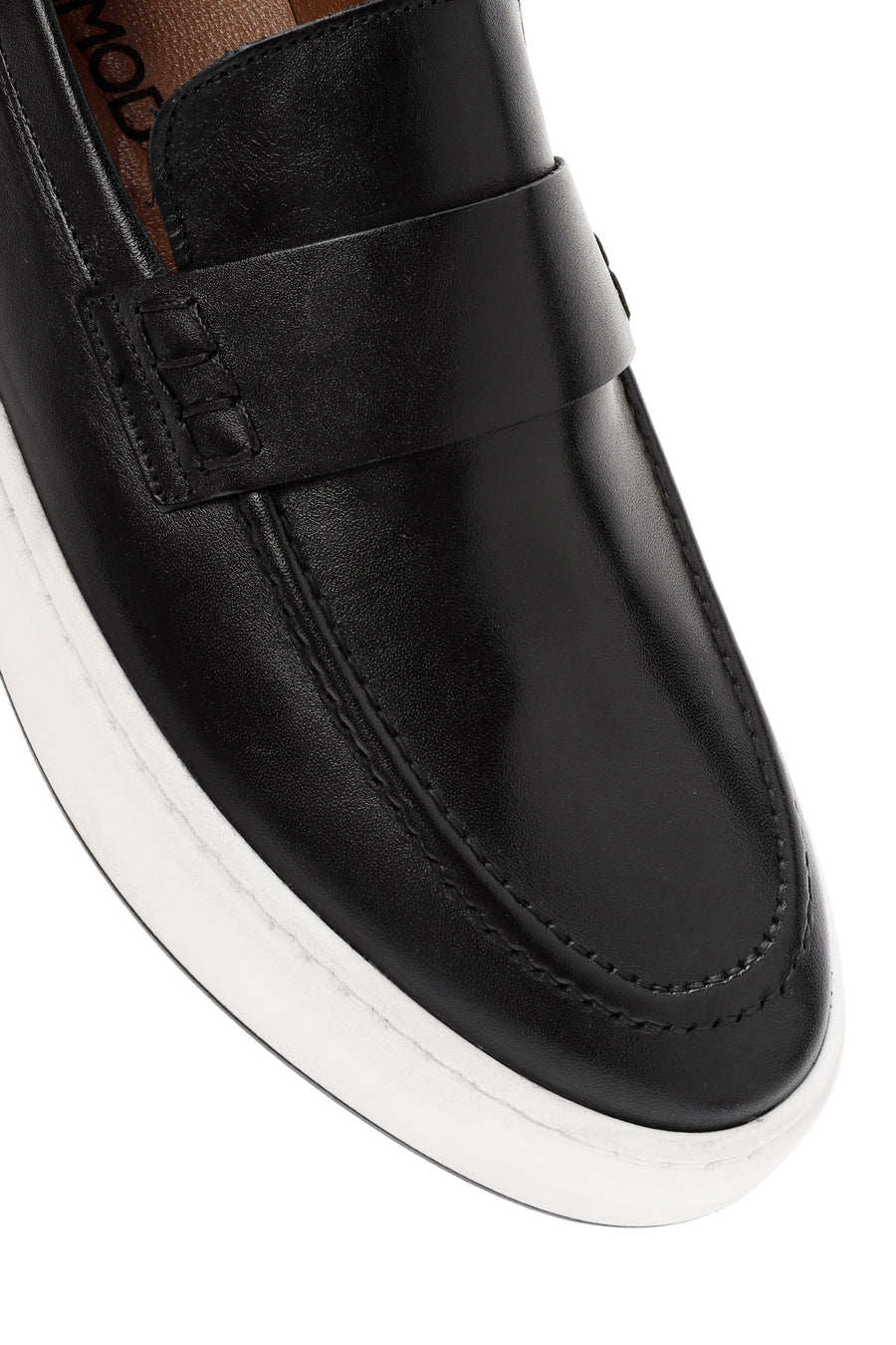Erkek Siyah Deri Casual Loafer