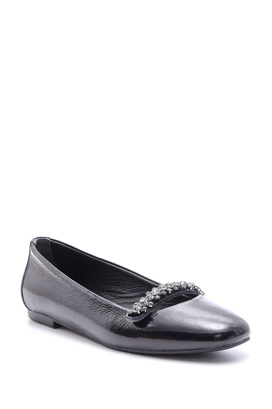 Women's Patent Leather Stone Ballet Ballet