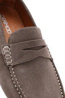 Men's Mink Suede Leather Loafer | Derimod