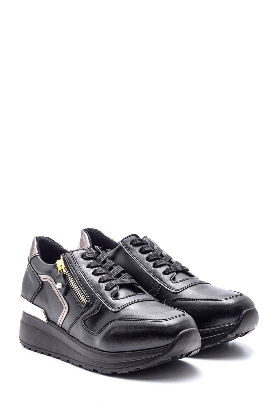 Women's Zipper Detailed Sports Shoes