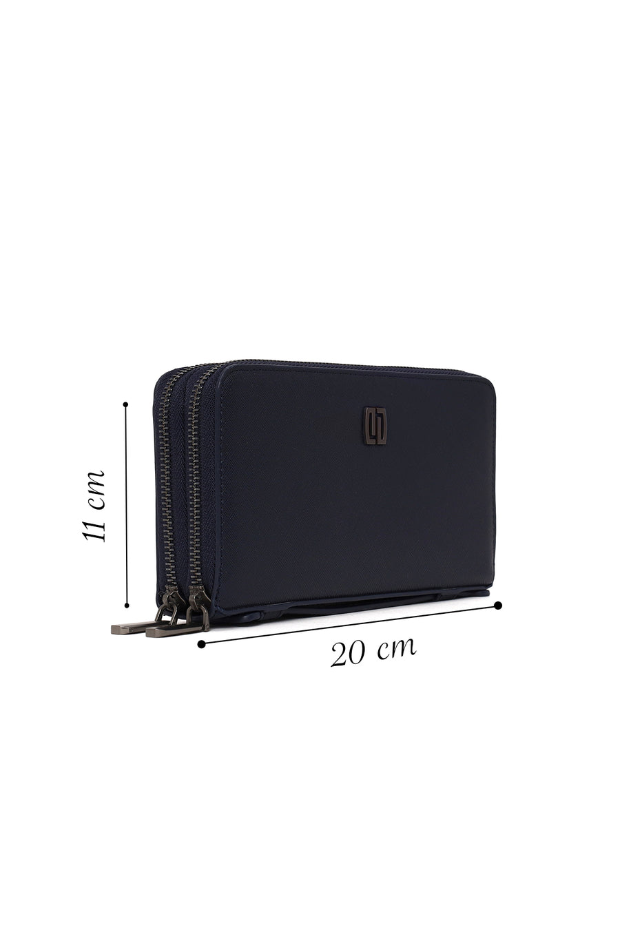 Male Navy Leather Wallet