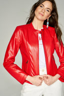 Malibuna Women's Leather Jacket | Derimod