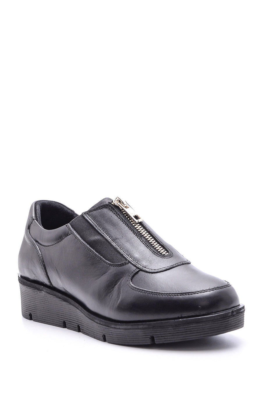 Women's Zipper Detailed Shoes