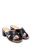 Women's Casual Heeled Slippers | Derimod