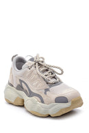 Women's High-Sole Sneaker | Derimod