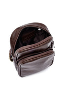 Men's Brown Mini Crossbody Bag | Derimod