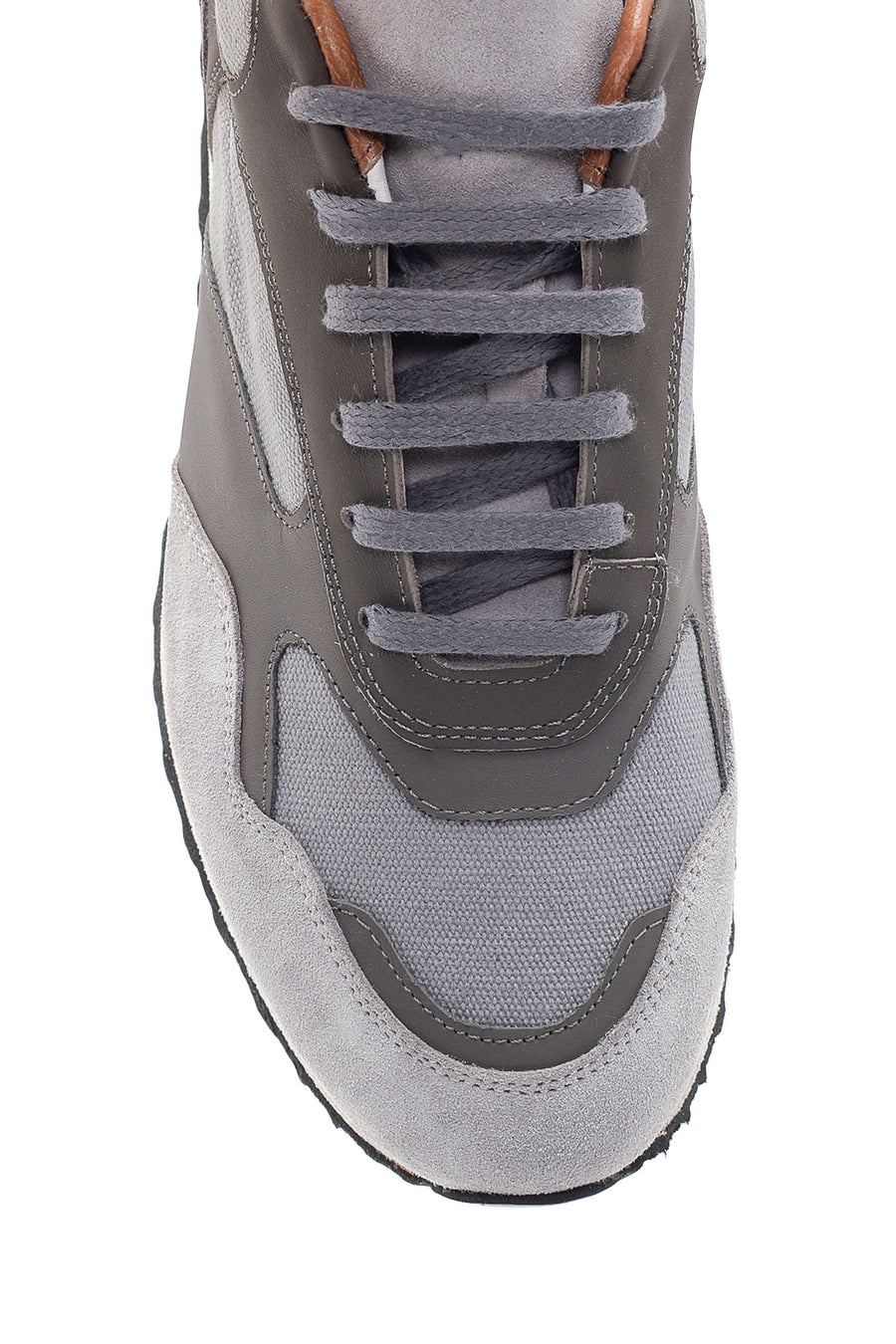 Erkek Deri Süet Detaylı Sneaker