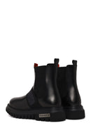 Harley Davidson Male Black Polperro Leather Chelsea Boots | Derimod