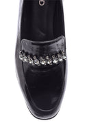Women's Stoned Patent Leather Loafer | Derimod