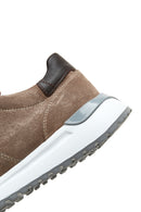Men's Mink Suede Leather Sneaker | Derimod