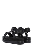 Camper Women's Black Oruga Up Thick Soled Sandals | Derimod