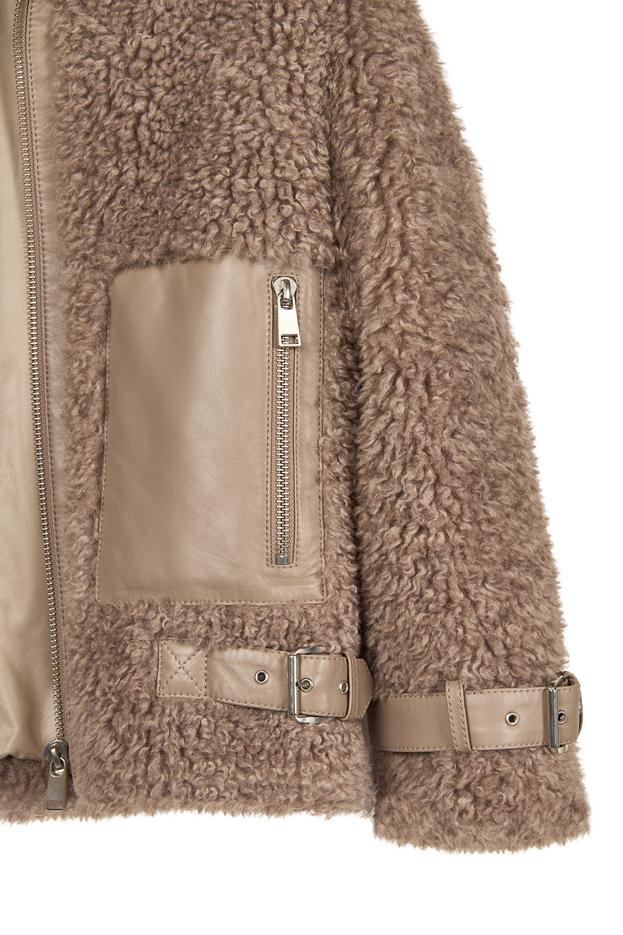 Kitzbuhel Kadın Vizon Teddy Mont