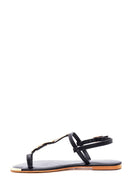 Women's Black Flip Flops Sandals | Derimod
