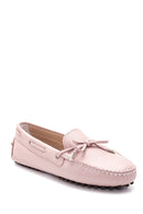 Women's Powder Leather Loafer | Derimod