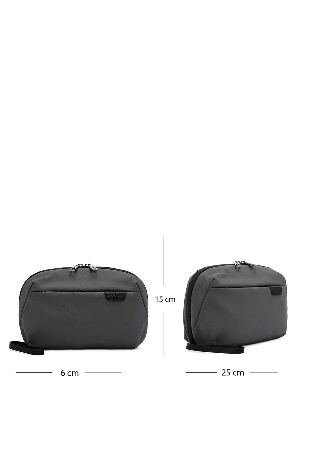 D-Pack Erkek Gri Kumaş El Çantası