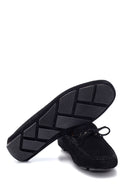 Erkek Siyah Süet Deri Casual Loafer | Derimod