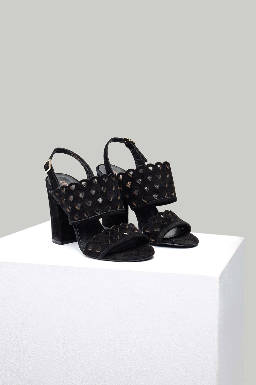 Suede Women's Heeled Leather Sandals