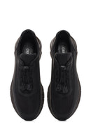 
Men's Black Thick Sole Lace-Up Leather Sneaker
 | Derimod