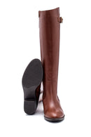 Women's Leather Heeled Boots | Derimod