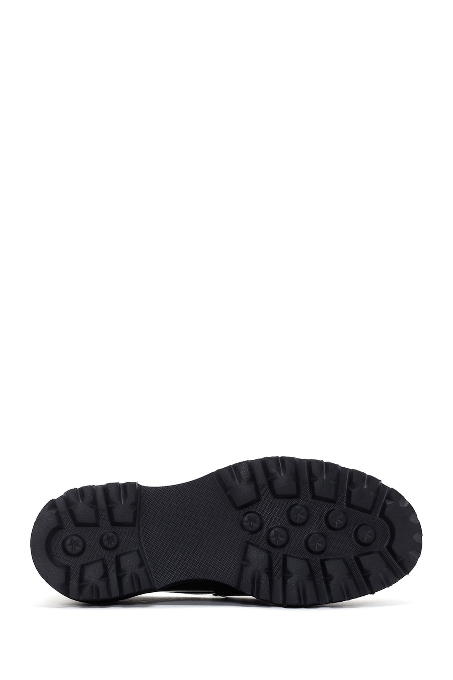 Women's Black Tassel Leather Masculine Loafer