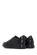 Men's Black Lace-Up Leather Sneaker | Derimod