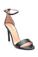 Women's Casual Heeled Leather Sandals | Derimod