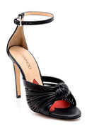 Women's Leather Heeled Sandals | Derimod