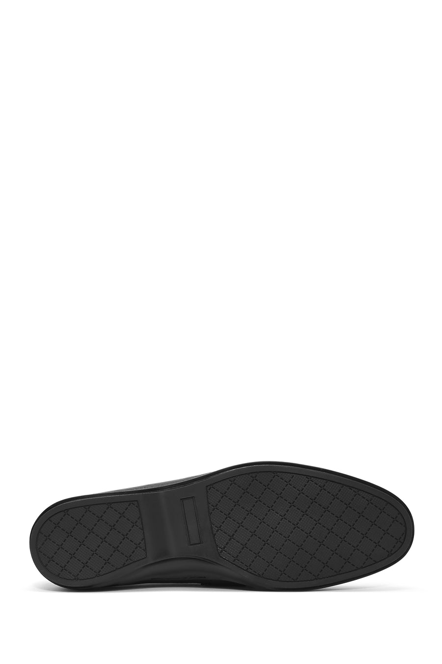 Men's Black Leather Casual Loafer