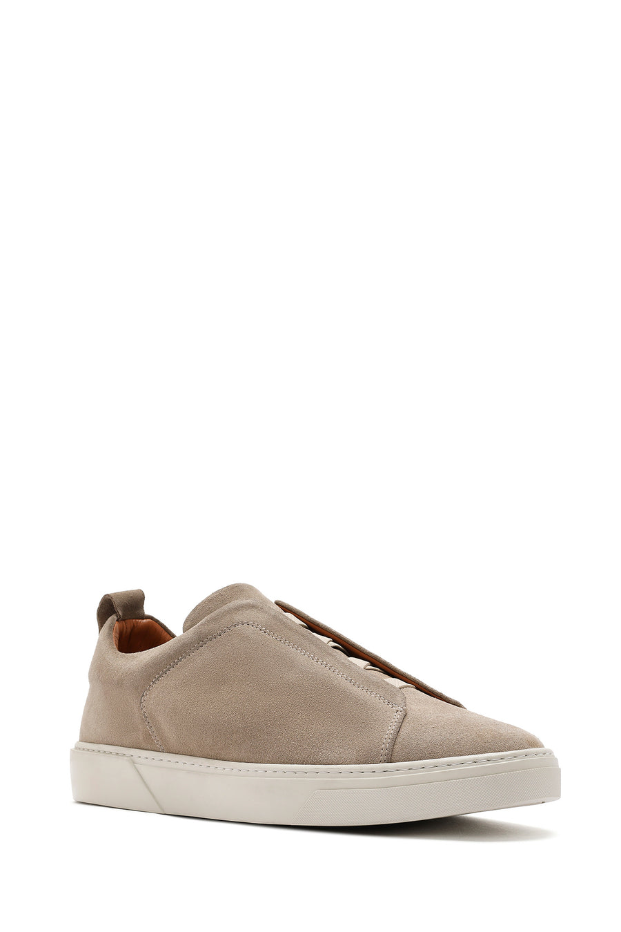 Erkek Bej Süet Deri Sneaker