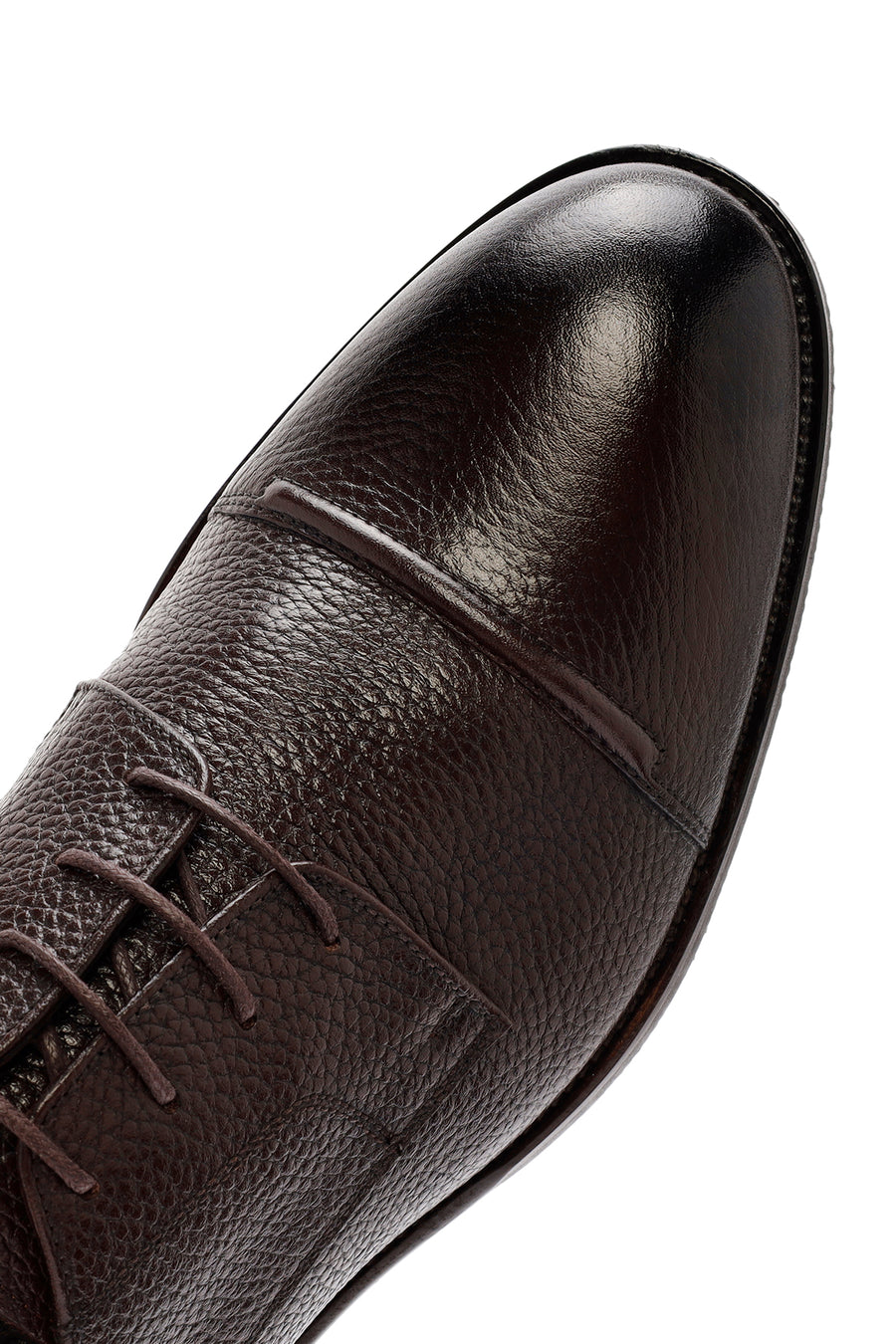 Men's Brown Laced Leather Classic Shoes