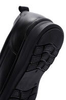 Men's Black Leather Commfort Loafer | Derimod