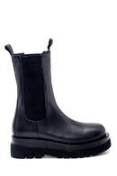 Women's Leather Thick Soled Boots | Derimod