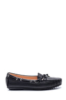 Women's Leather Bow Loafer | Derimod