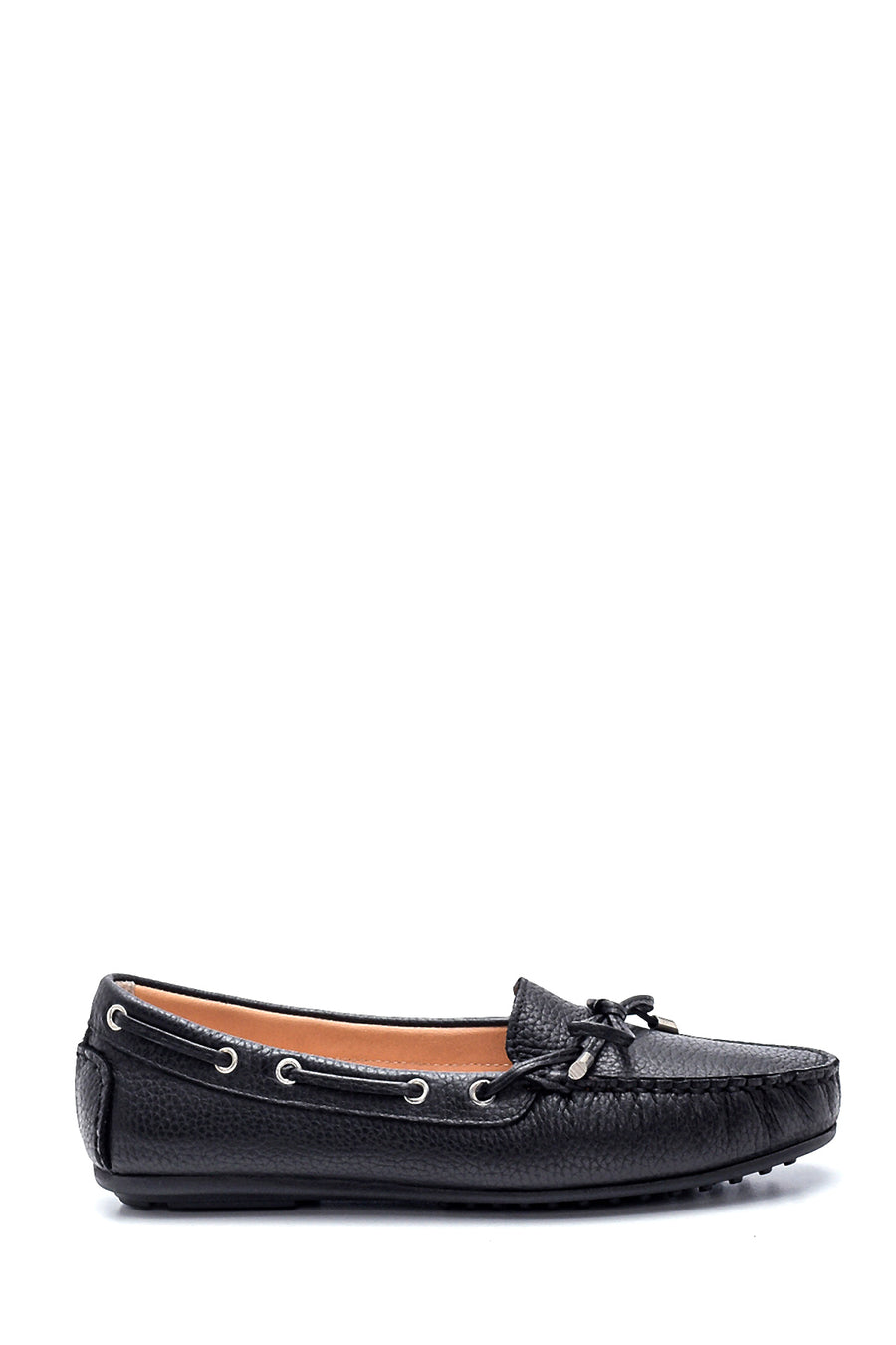 Women's Leather Bow Loafer 21WFD2906FT | Derimod